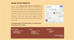 Desktop Screenshot of designcentersantafe.com